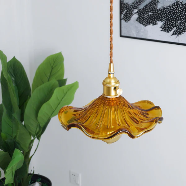 Glass Pendant Lights | Vintage