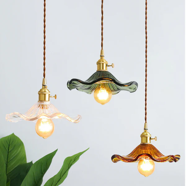 Glass Pendant Lights | Vintage
