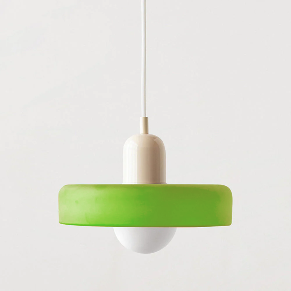 Pendant Lamp Made of Coloured Glass