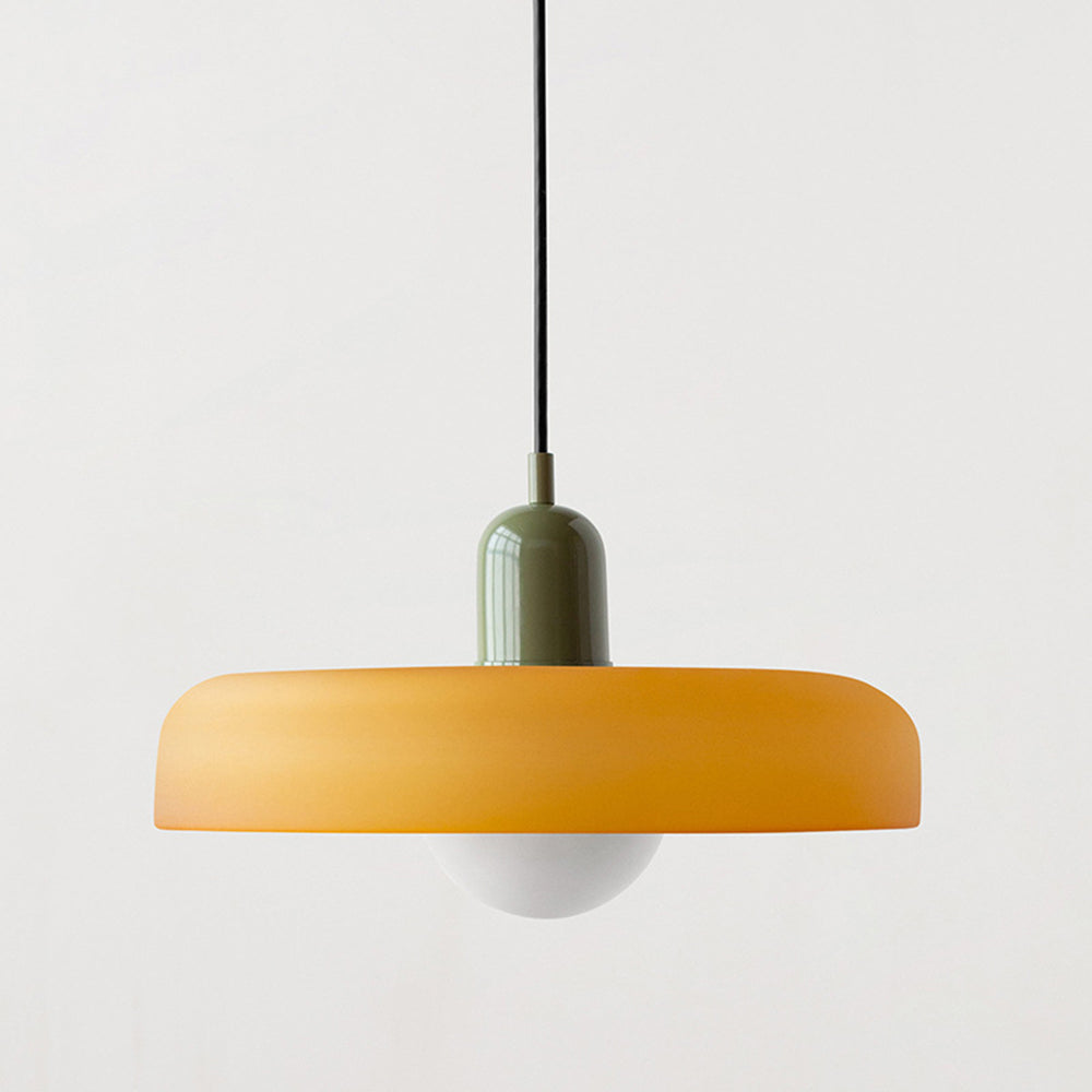 Pendant Lamp Made of Coloured Glass
