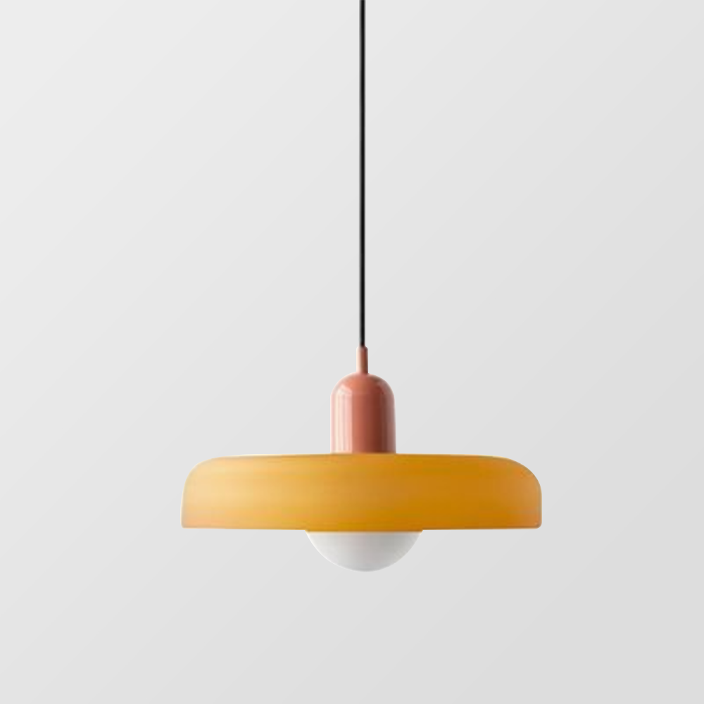 Pendant Lamp Made of Coloured Glass