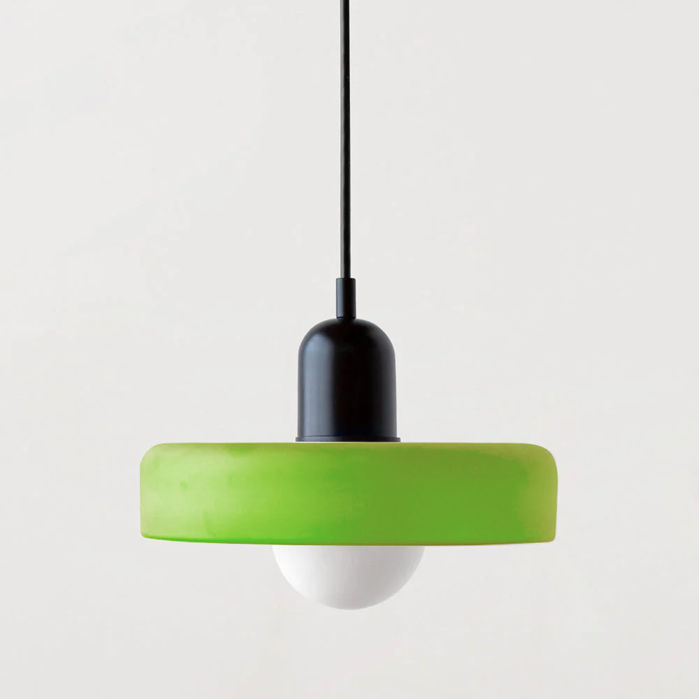 Pendant Lamp Made of Coloured Glass