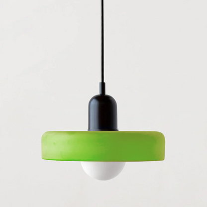 Pendant Lamp Made of Coloured Glass