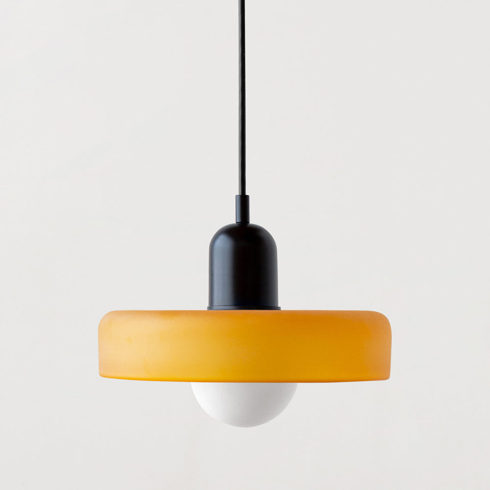 Pendant Lamp Made of Coloured Glass