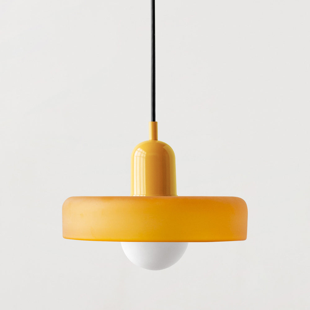 Pendant Lamp Made of Coloured Glass