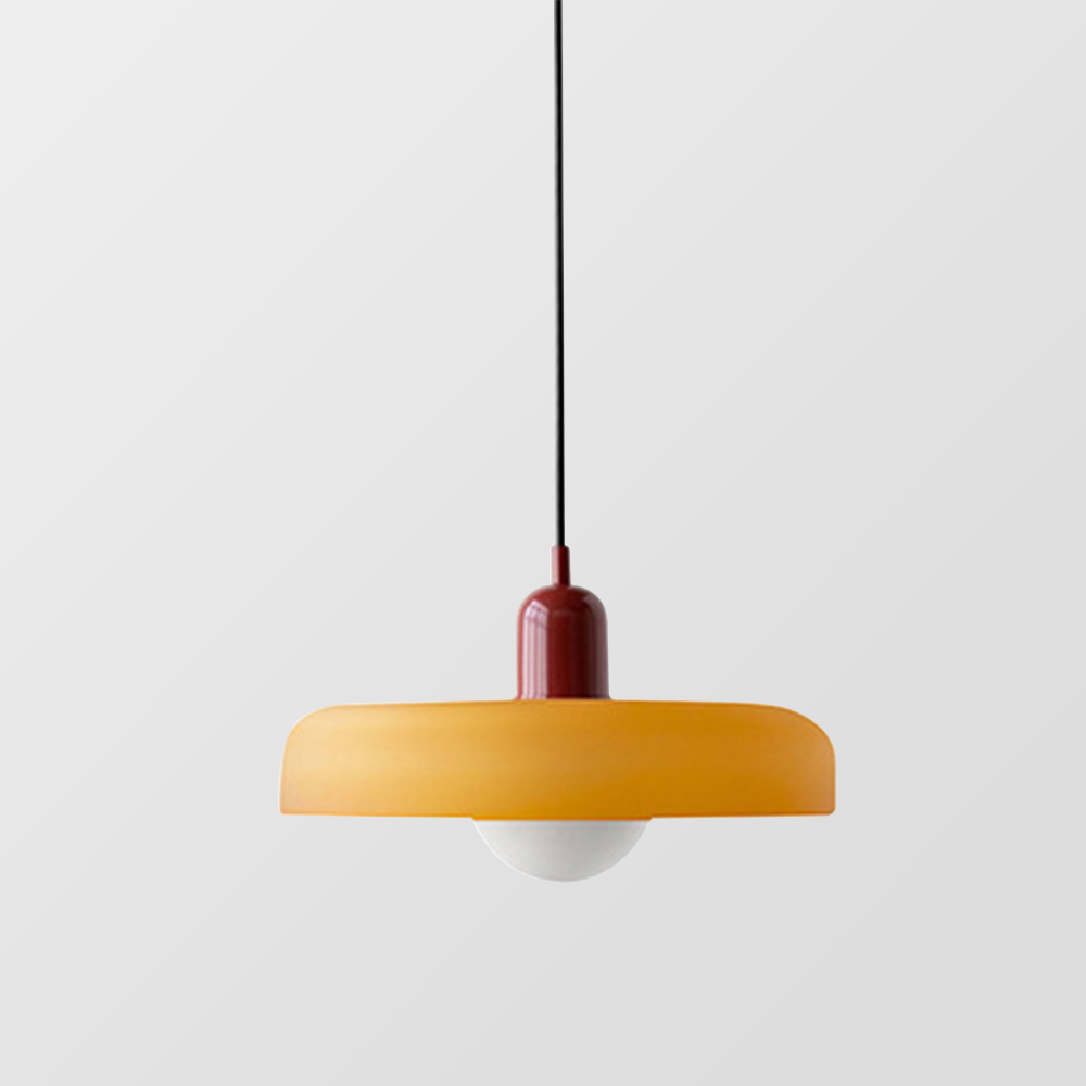 Pendant Lamp Made of Coloured Glass