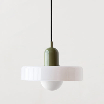 Pendant Lamp Made of Coloured Glass
