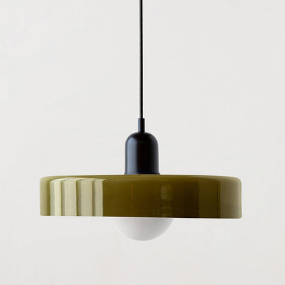 Pendant Lamp Made of Coloured Glass
