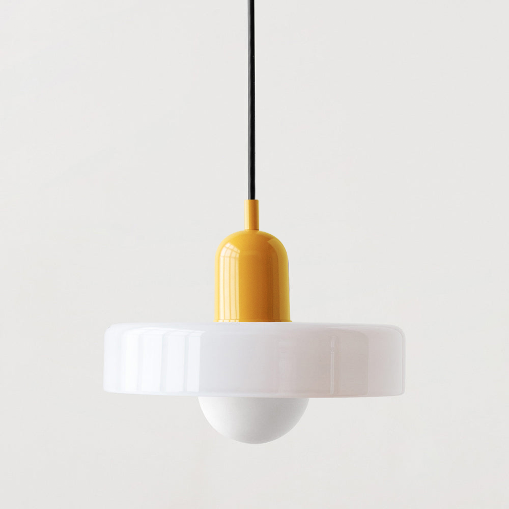 Pendant Lamp Made of Coloured Glass
